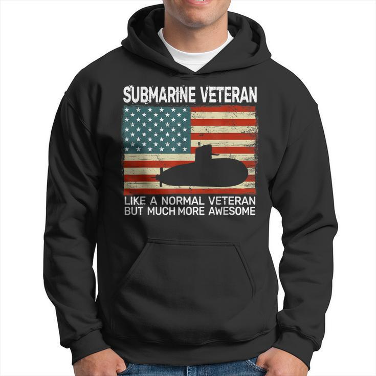 Usa Flag Submarine Veteran For Men And Submarine For Men  Hoodie