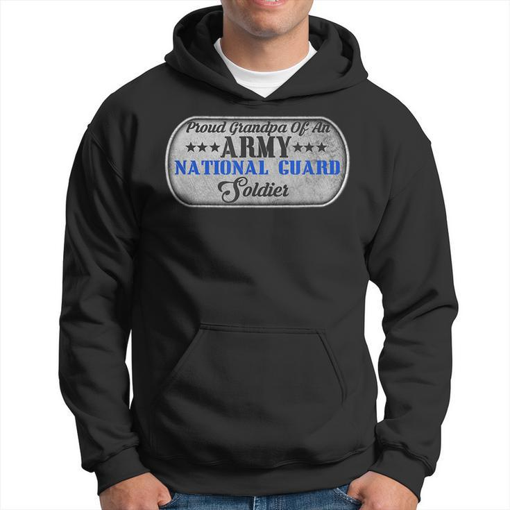 Usa Proud Army National Guard Grandpa  Soldier Gift Hoodie