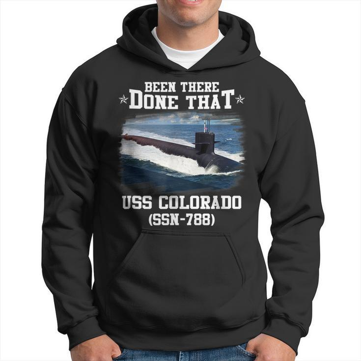 Uss Colorado Ssn-788 Submarine Veterans Day Father Day Gift  Hoodie
