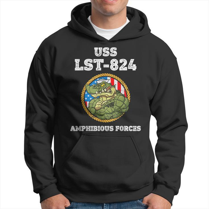 Uss Henry County Lst-824 Amphibious Force  Hoodie