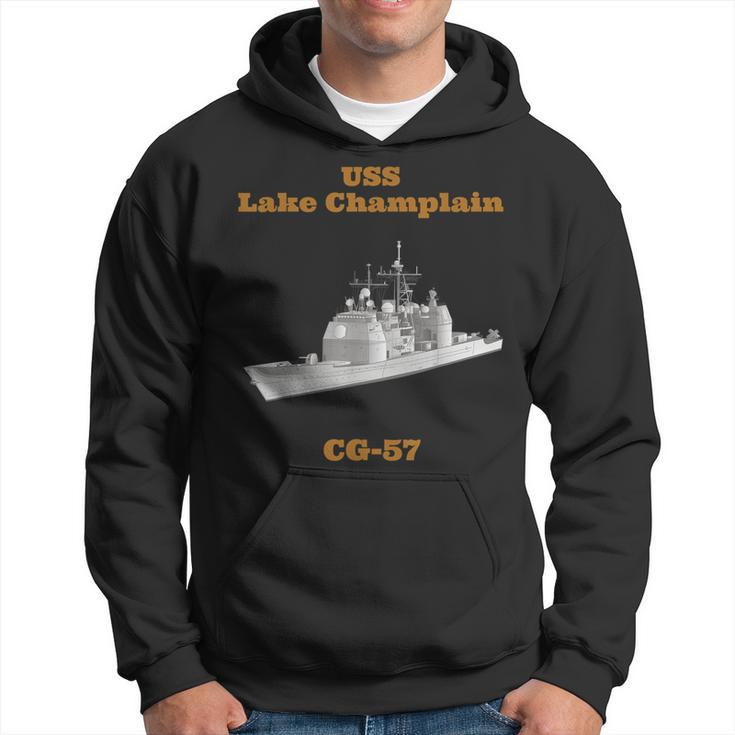 Uss Lake Champlain Cg-57 Navy Sailor Veteran Gift  Hoodie