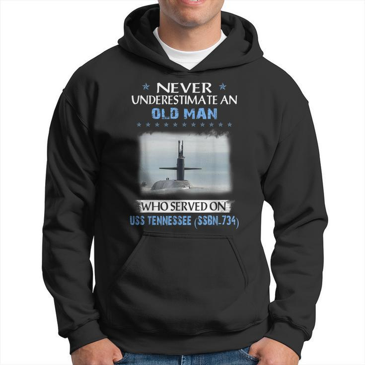 Uss Tennessee Ssbn-734 Submarine Veterans Day Father Day  Hoodie