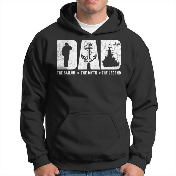 Veteran Dad The Sailor The Myth The Legend  Gift For Mens Hoodie