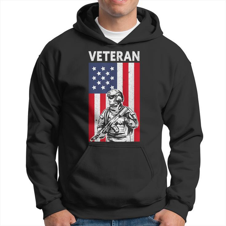 Veteran | Usa Flag Proud American Veteran  Hoodie