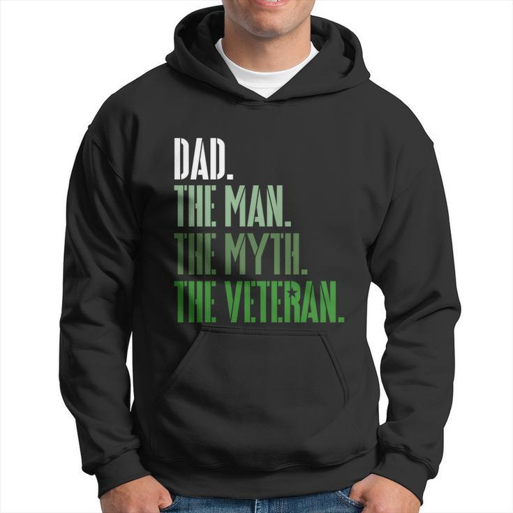 Veterans Day Dad The The Myth The Veteran Military Gift Hoodie
