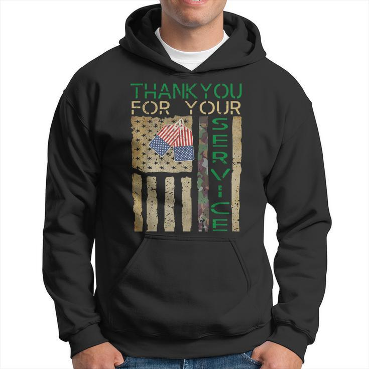 Veterans Day Thank You For Your Service Soldier Camouflage  V2 Hoodie