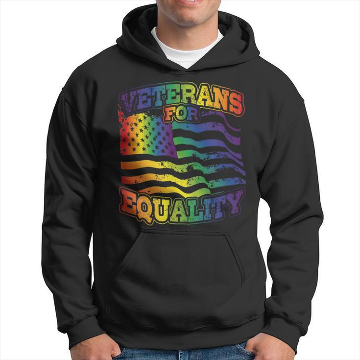 Veterans For Equality For Military Supporting Lgbtq Graphics Hoodie