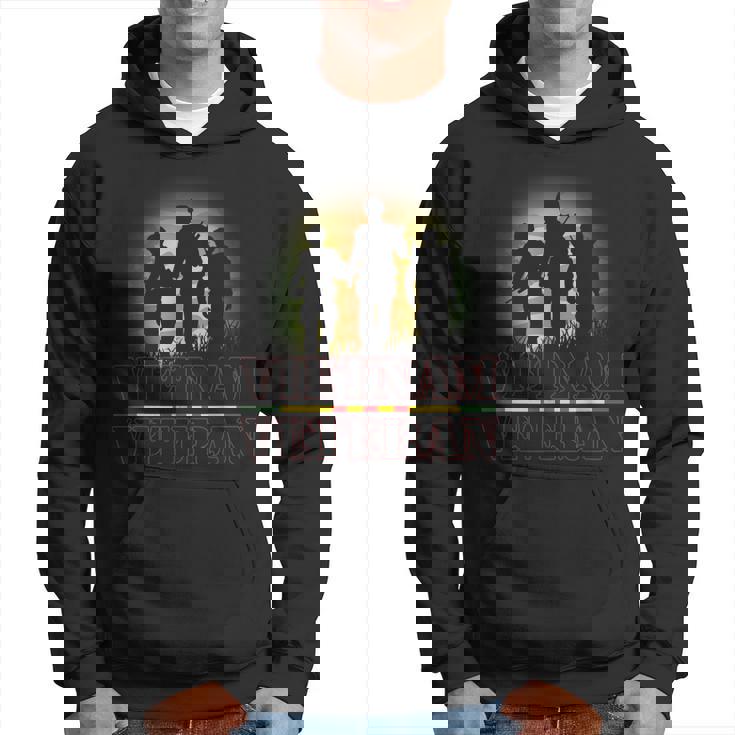 Vietnam Veteran Us Flag T  Gift | Vietnam War Vet   Hoodie