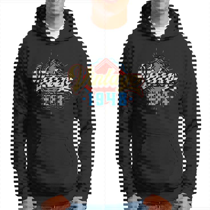 Vintage 1948 - Year Of Birth & Birthday Gift Hoodie