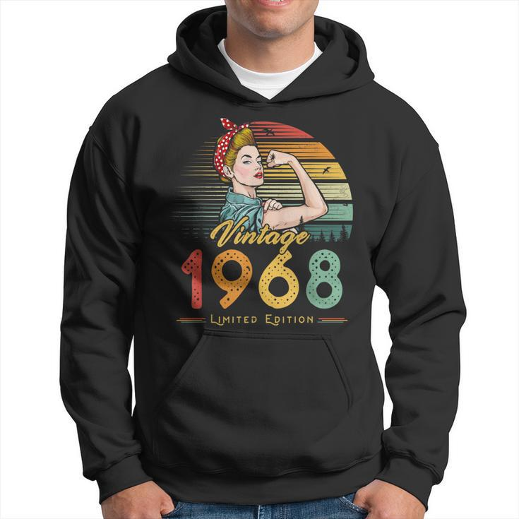 Vintage 1968 Limited Edition 1968 54Th Birthday 54 Years Old  Hoodie