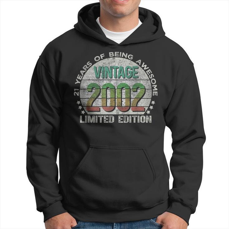 Vintage 2002 21 Year Old Gifts Limited Edition 21St Birthday  V3 Hoodie