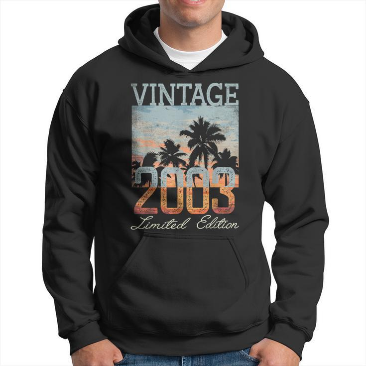 Vintage 2003 Limited Edition 20Th Birthday 20 Year Old Gifts  Hoodie