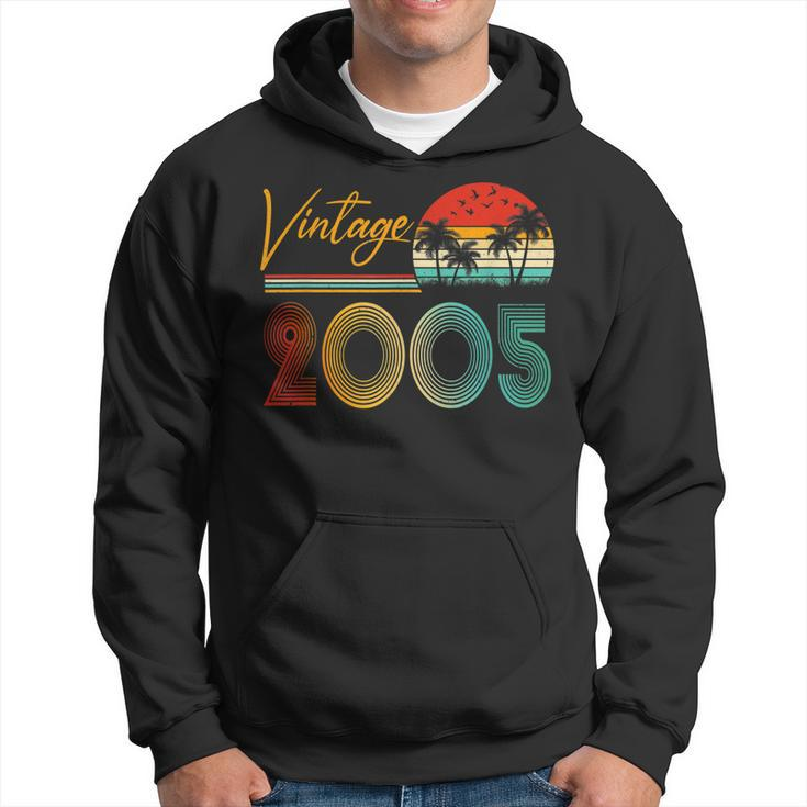 Vintage 2005 Made In 2005 18Th Birthday Gift 18 Year Old  Hoodie