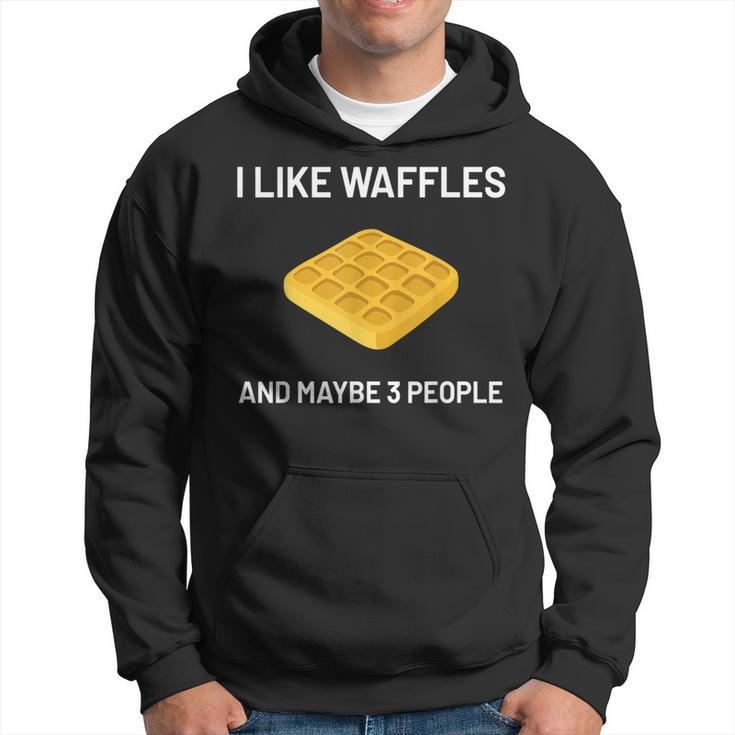 I Like Waffles Belgian Waffles Lover V2 Men Hoodie
