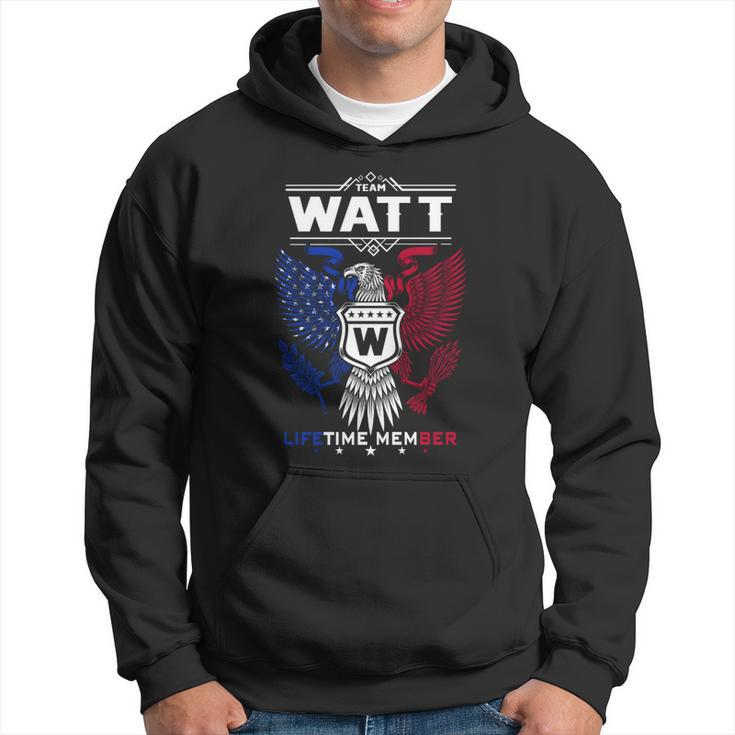 Watt Name  - Watt Eagle Lifetime Member Gif Hoodie