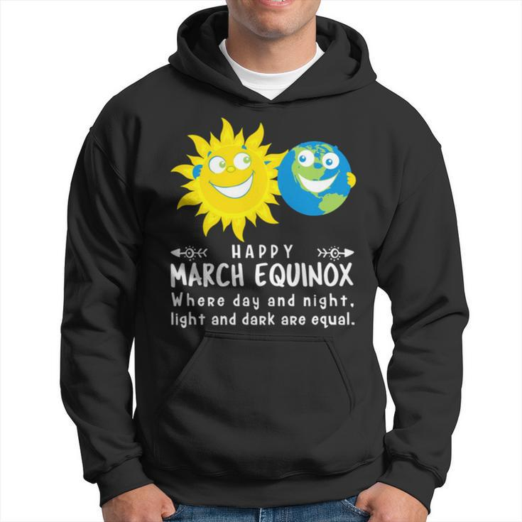 Where Day And Night Light And Dark Are Equal March Equinox Hoodie