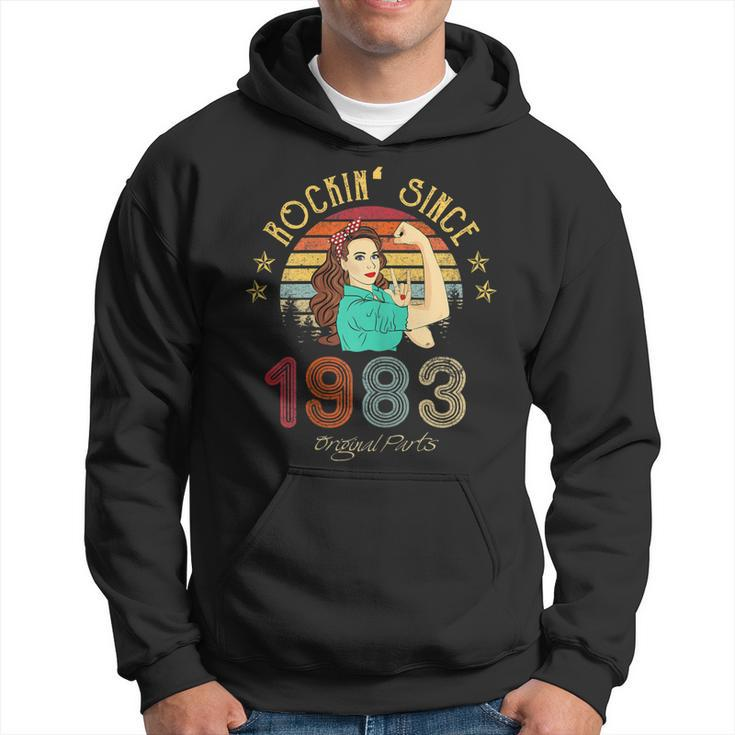 Womens 40 Year Old Awesome Since 1983 40Th Birthday Gifts Women  Hoodie