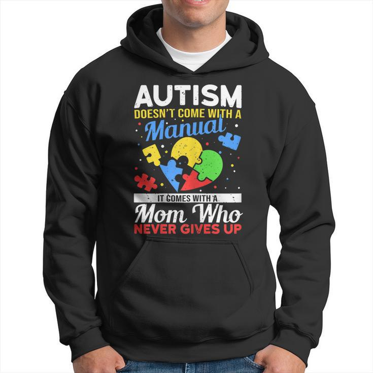 Womens Autism Mom For Autistic Girls Boys Autism Awareness Month  Hoodie