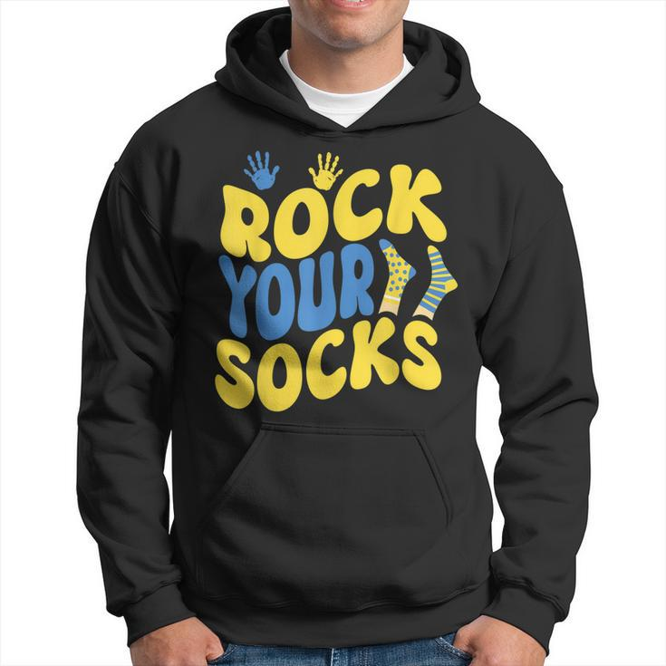 World Down Syndrome DayRock Your Socks Groovy Hoodie