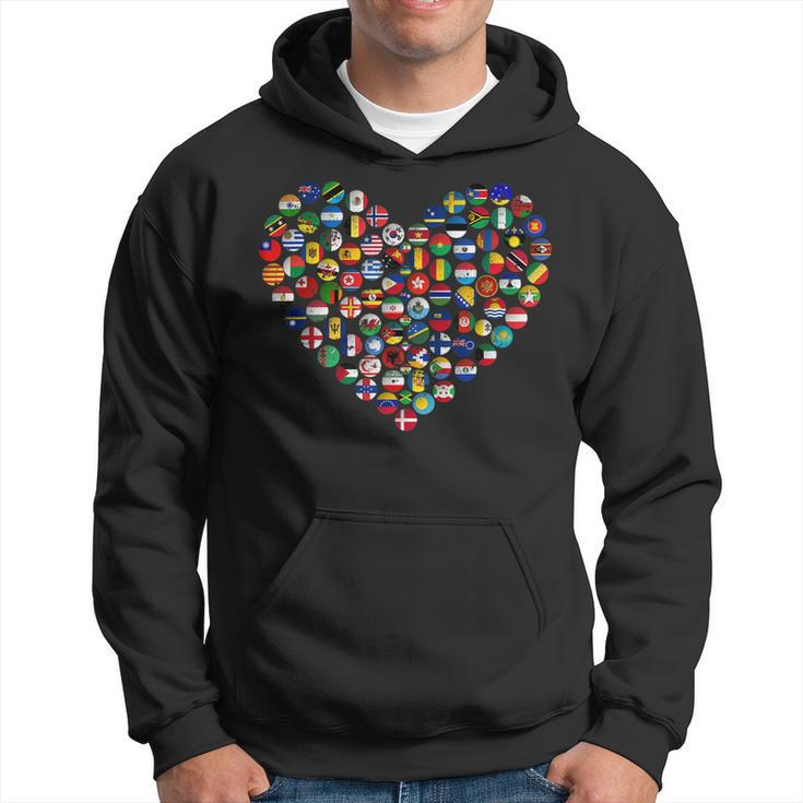 World Flags Earth Day  Hoodie