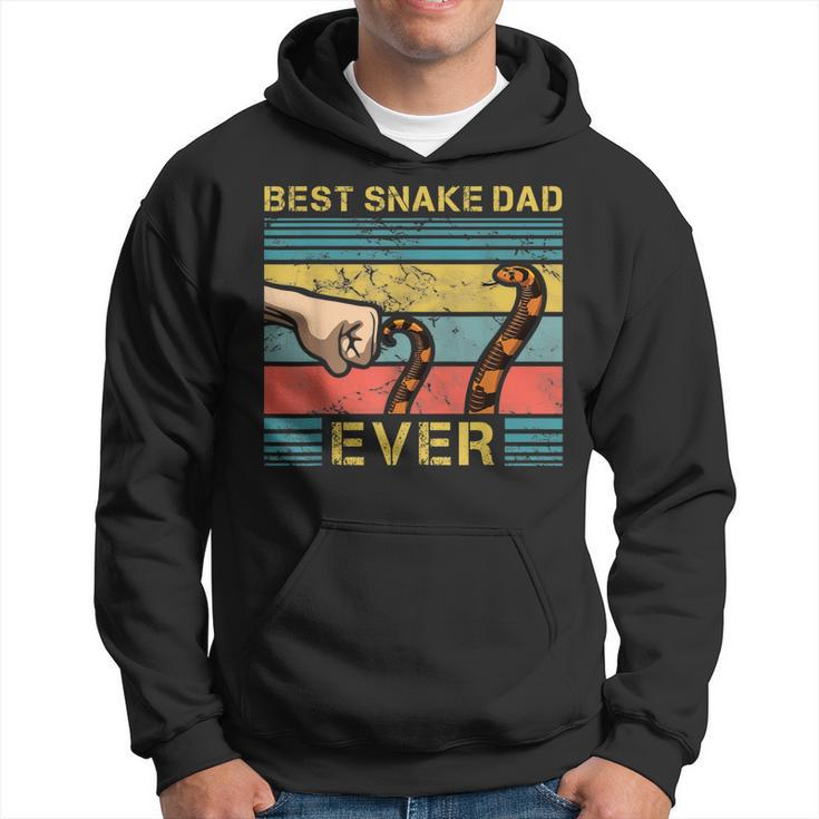 Worlds Best Snake Dad Funny Snake Enthusiast Father Gift For Mens Hoodie