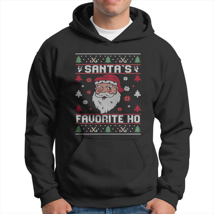 Wsantas Favorite Ho Gift Rude Offensive Ugly Christmas Sweater Great Gift Hoodie