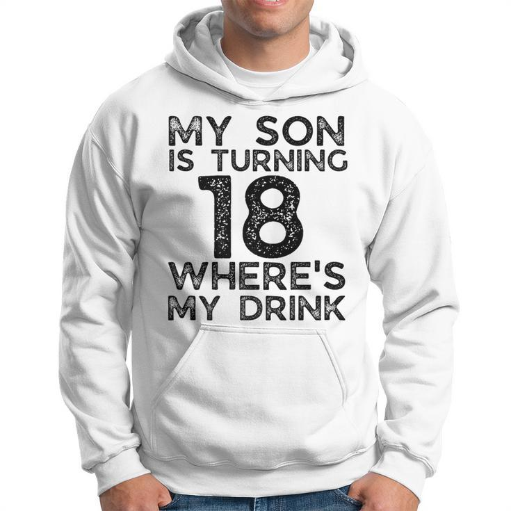18Th Birthday For Dad Mom 18 Year Old Son Family Squad   Hoodie