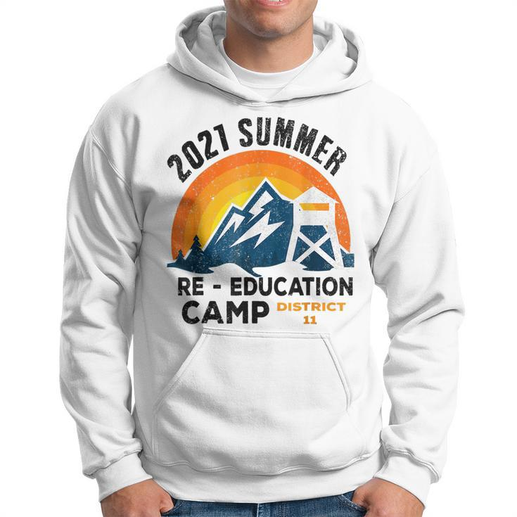 2021 Summer Reeducation Camp Military Reeducate Funny Gift Hoodie