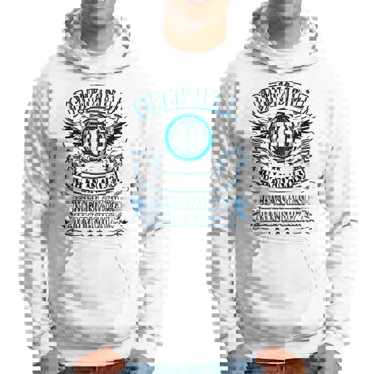 46 Geburtstag Lustig Offiziell 46 Ich Kann AllesSchatz Hoodie
