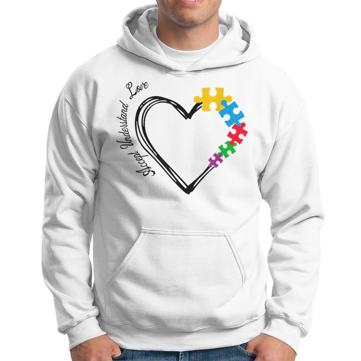 Accept Understand Love Autism Awareness Month Autism Support  V2 Hoodie