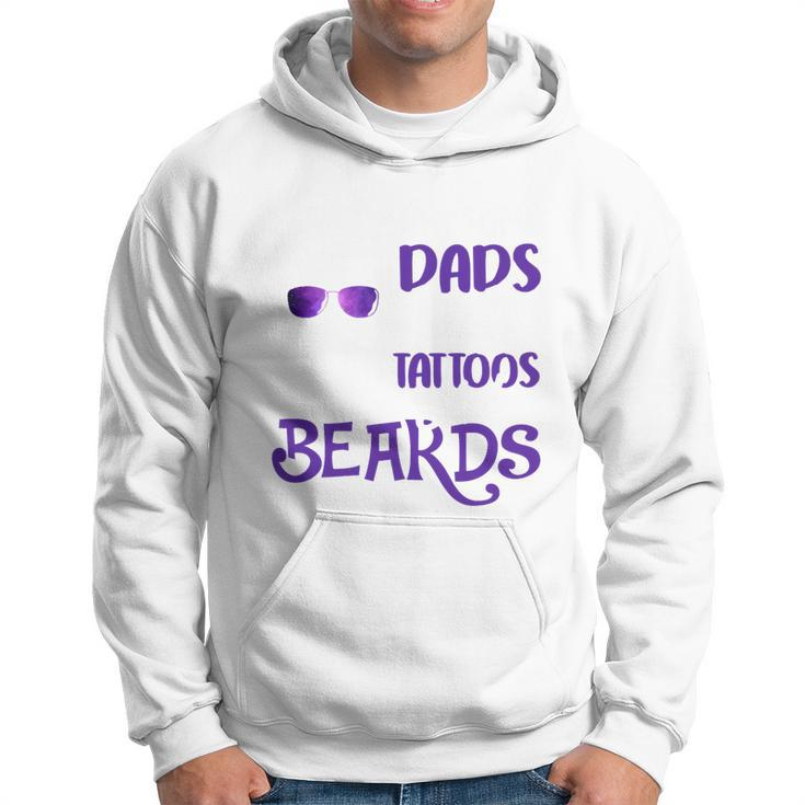 Awesome Dads Have Tattoos And Beards V3 Hoodie