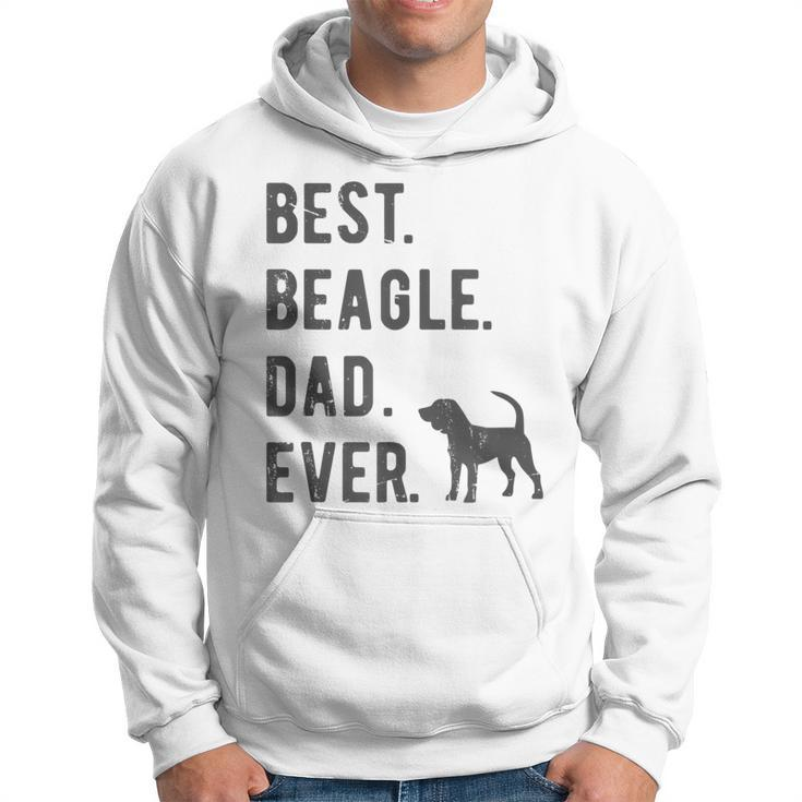 Best Beagle Dad Ever Funny Beagle Dog Lovers Dad Gift Gift For Mens Hoodie