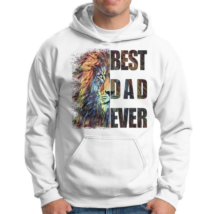 Best Dad Ever Lion Gift For Mens Hoodie