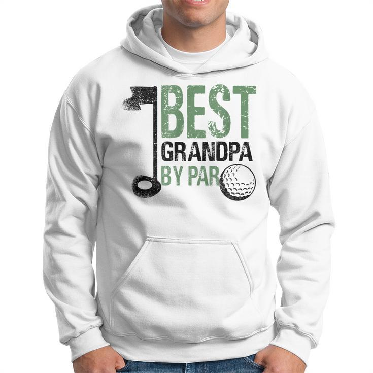 Best Grandpa By Par Graphic Novelty Sarcastic Funny Grandpa Hoodie