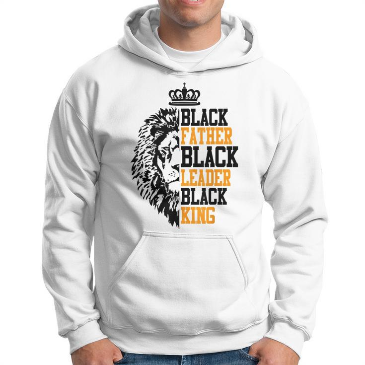 Black Father Black Leader Black King Father Day  Gift For Men Hoodie