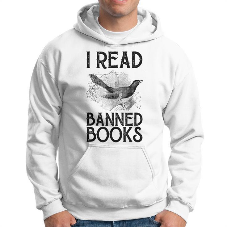 Book Lovers Vintage I Read Banned Books Reading Lovers  Hoodie