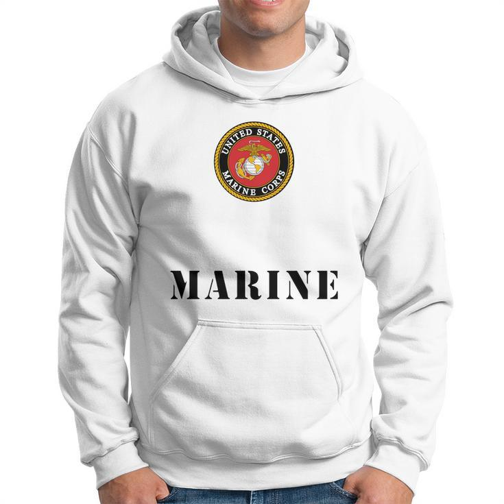 Brother Of A United States Marine Custom Template Men Hoodie
