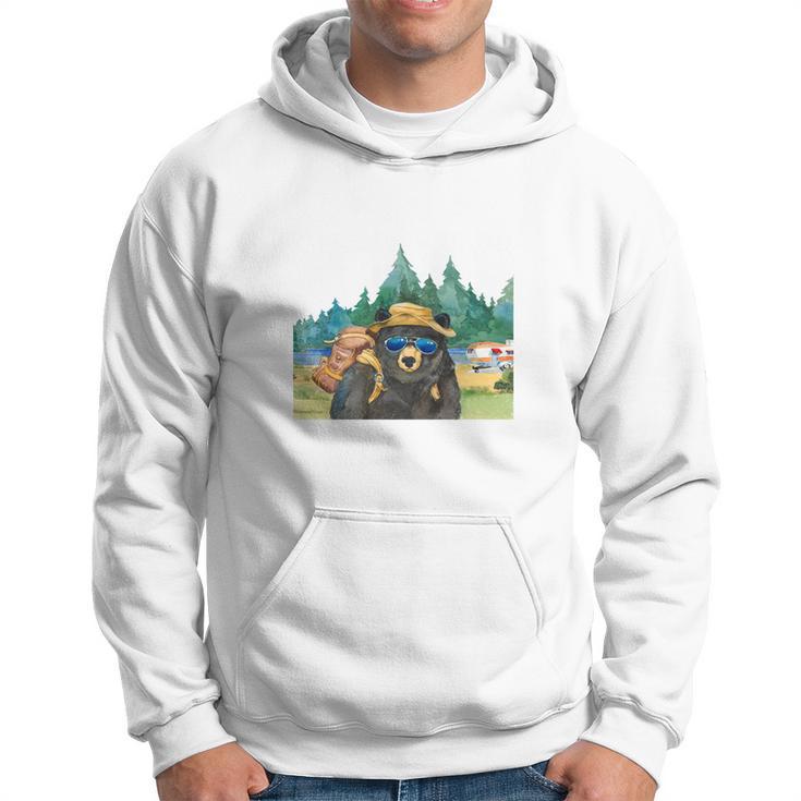 Camping Makes Me Happy Humans Make My Head Hurt V2 Hoodie