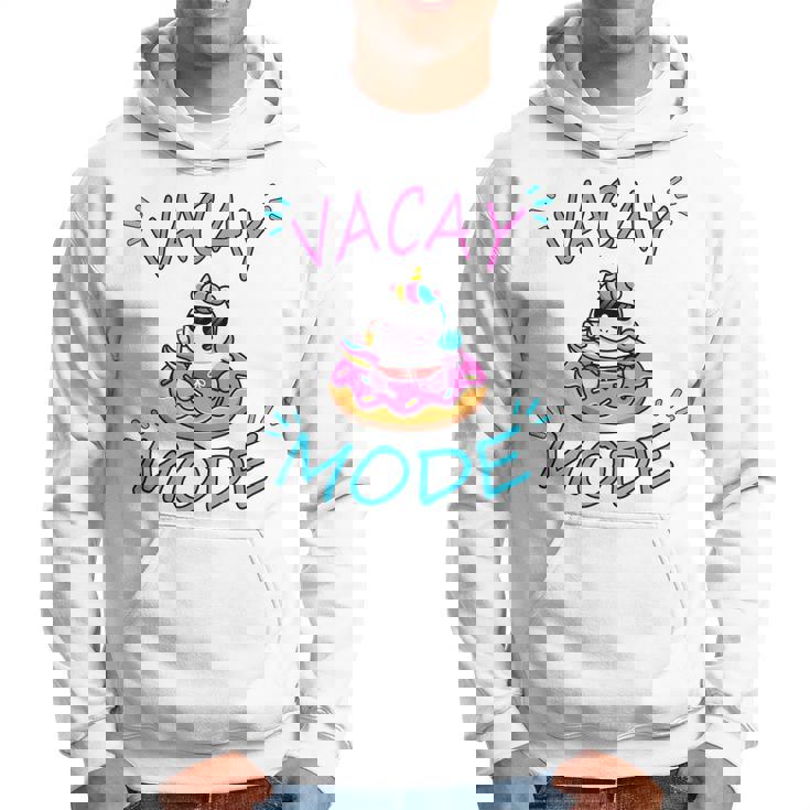 Cute Summer Vacay Mode Beach Mode Unicorn Cruise  Hoodie