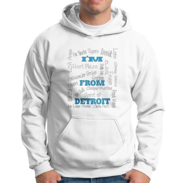 I Am From Detroit Men Hoodie