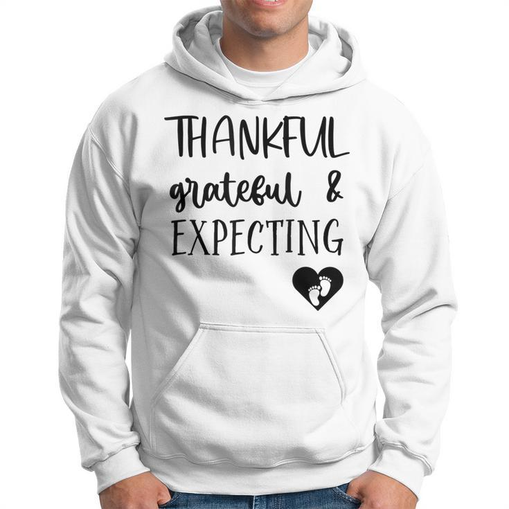 Funny Pregnancy Thanksgiving Graphic  Thankful Grateful A  Men Hoodie Graphic Print Hooded Sweatshirt