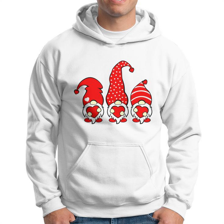Gnomes Womens Valentines Day Hoodie