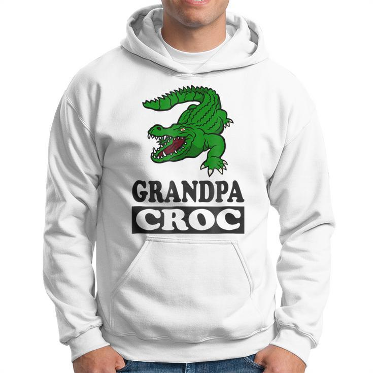 Grandpa Crocodile  Grandfather Funny Animal Gift Hoodie