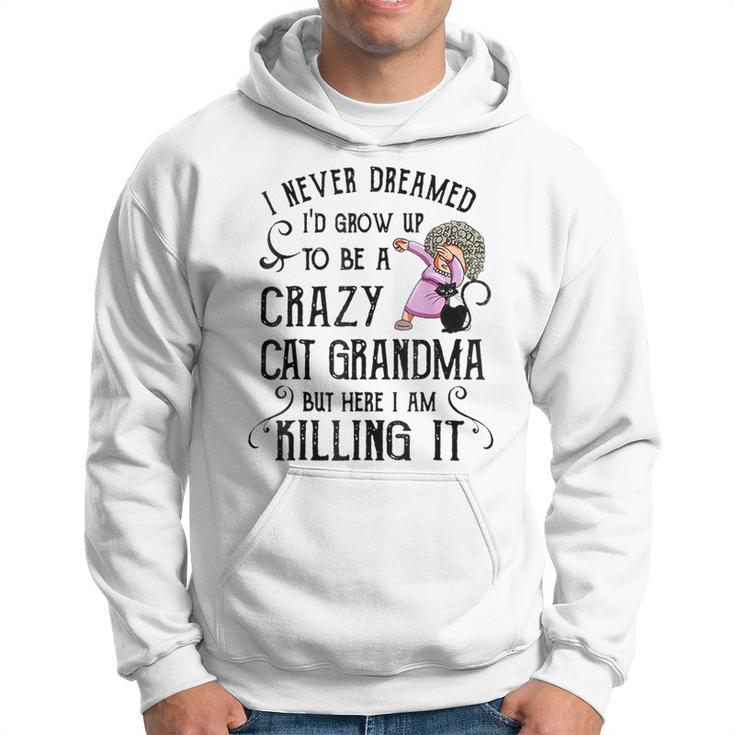 I Never Dreamed Id Grow Up To Be A Crazy Cat Grandma Mother  Hoodie