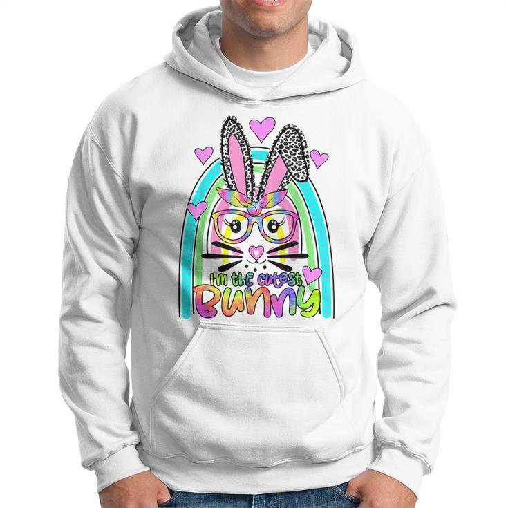 Im The Cutest Bunny Leopard Matching Family Easter Day  Hoodie
