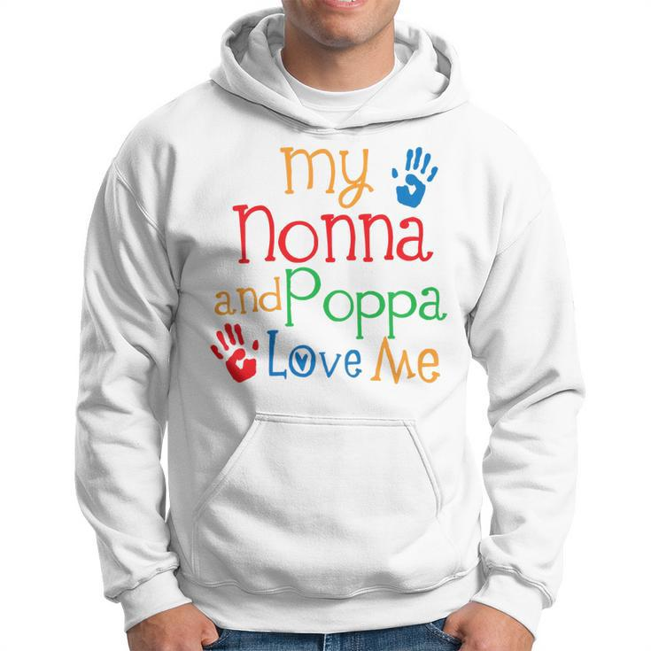 Kids Nonna And Poppa Love Me Hoodie