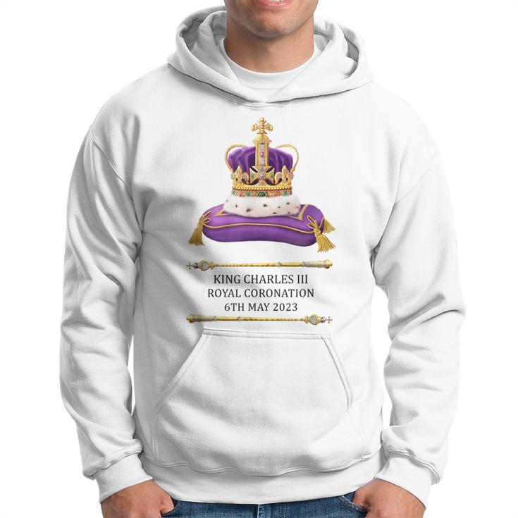 King Charles Iii Coronation 2023 British Souvenir  Hoodie