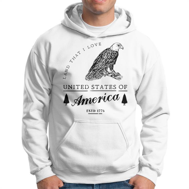 Land That I Love United States Of America Est  Hoodie