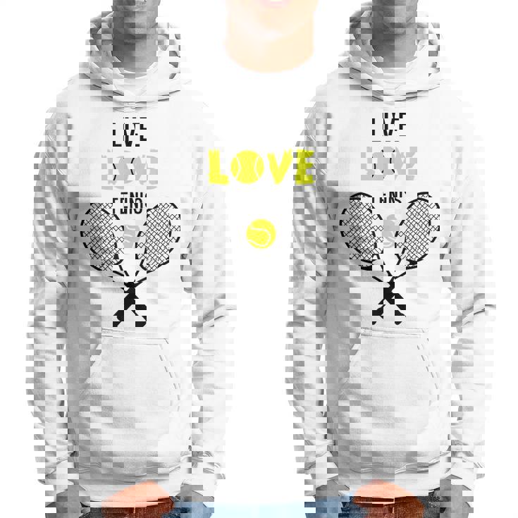 Live Love Tennis Funny Tennis Player Tennis Coach Gift Idea Men