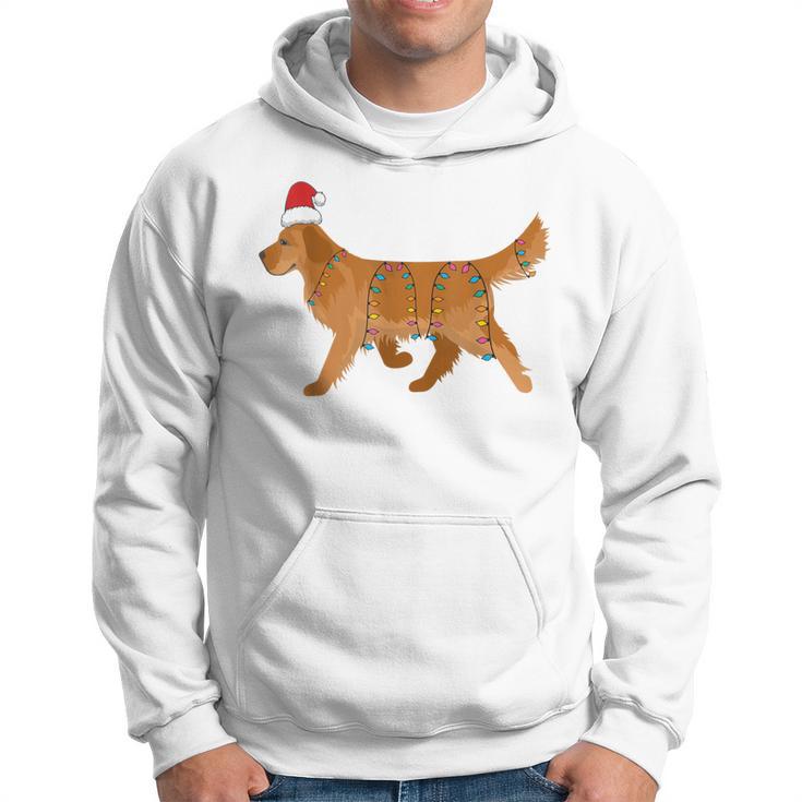 Lustiges Golden Retriever Weihnachts-Hoodie, Hunde-Design Tee